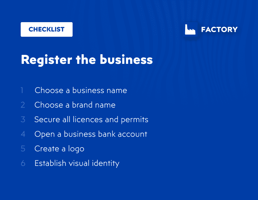 checklist for registering digital commerce business