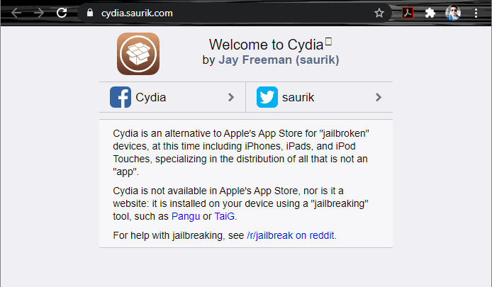 Cydia for Jailbreaking an iPhone