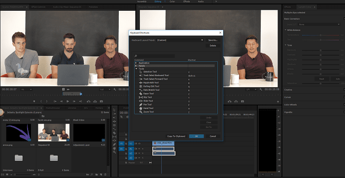 Adobe Premiere Pro Shortcuts