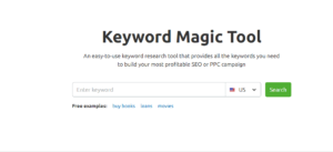 semrush keyword magic tool