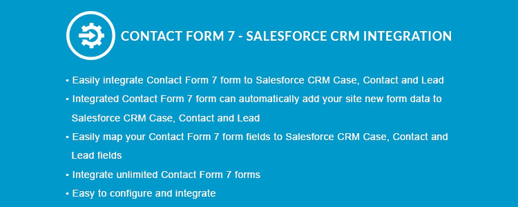 Contact Form 7 – Premium Salesforce CRM Integration