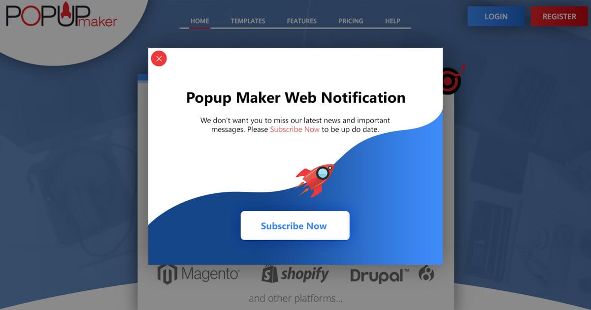 Popup Maker - Push Notification popup