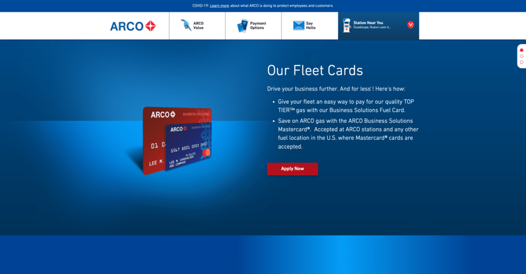 Arco PumpPass Best Fuel Card for Truckers