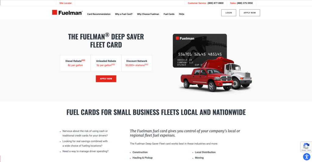 Fuelman Deep Saver Card Best Fuel Card for Truckers