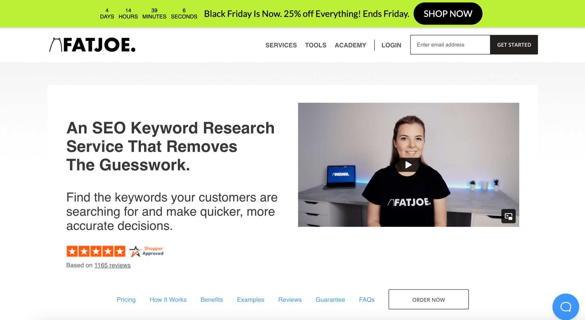 Using FATJOE to find the best-performing keywords.