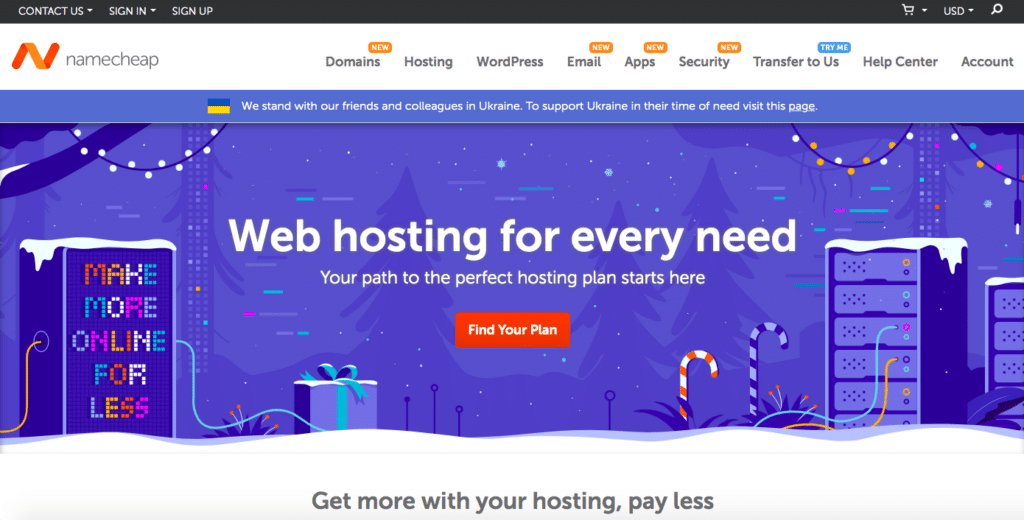 NameCheap Web Hosting