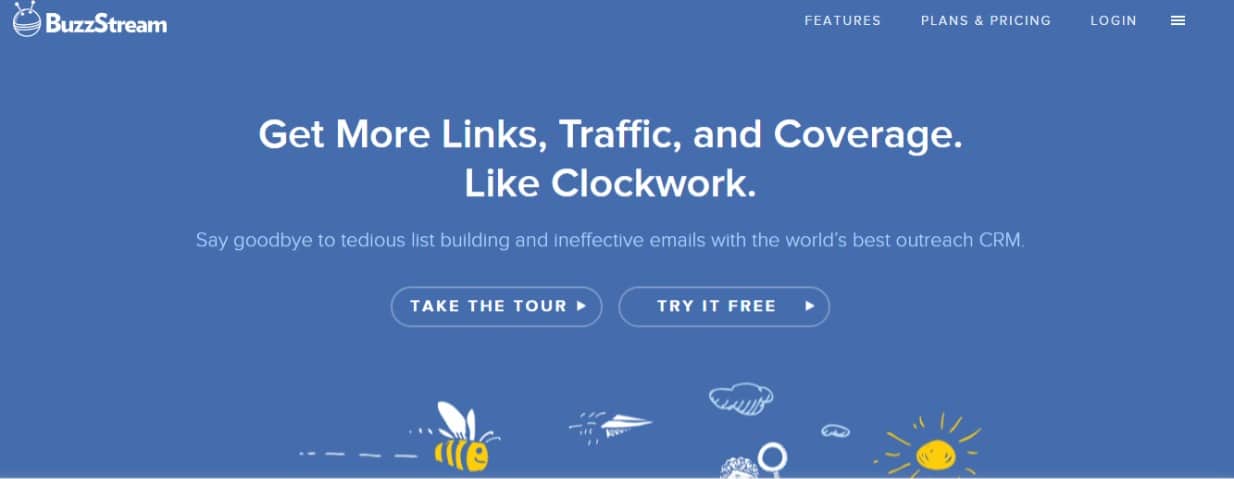 Buzz Stream a link building outreach tool