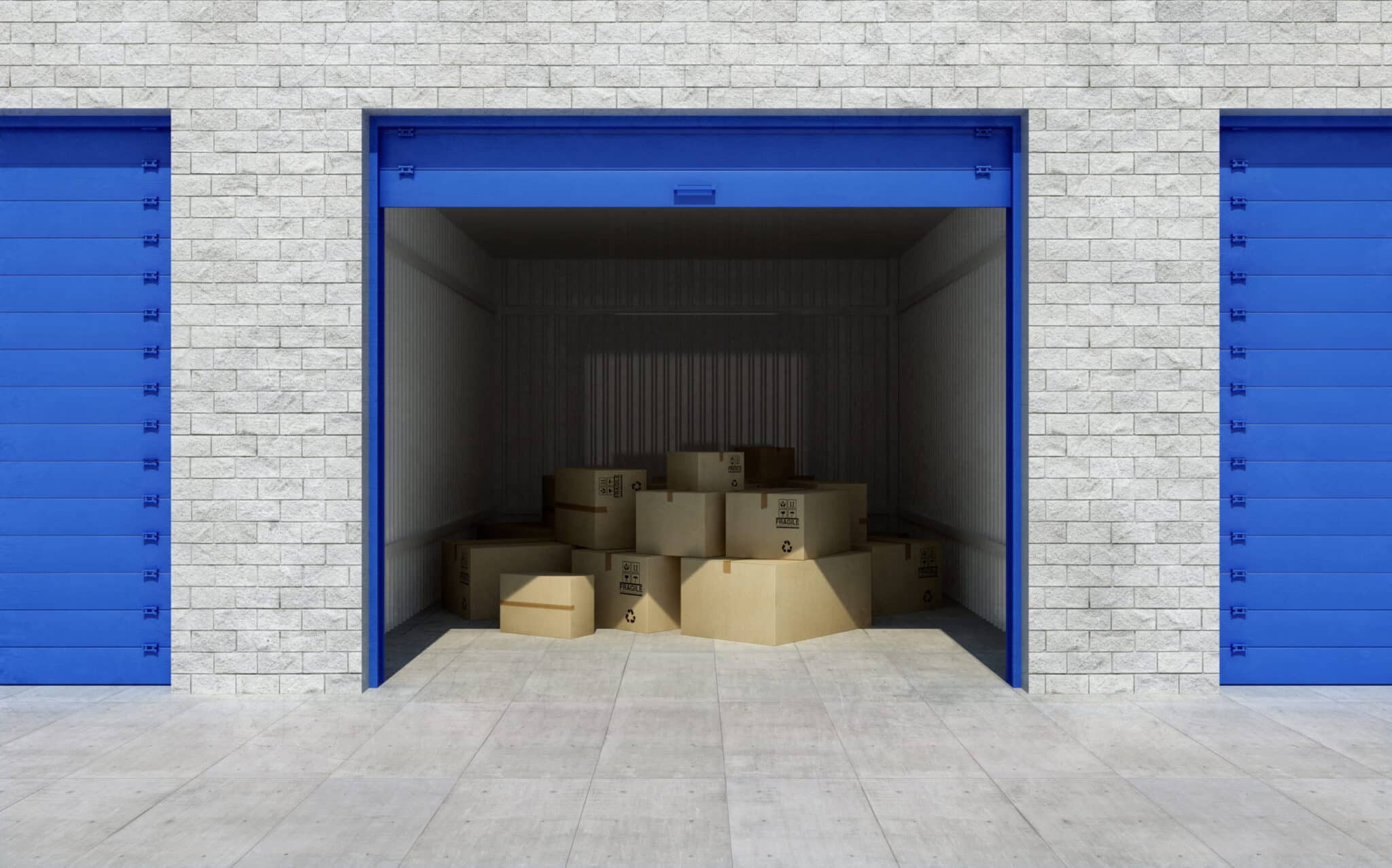 business self storage benefits - equipment