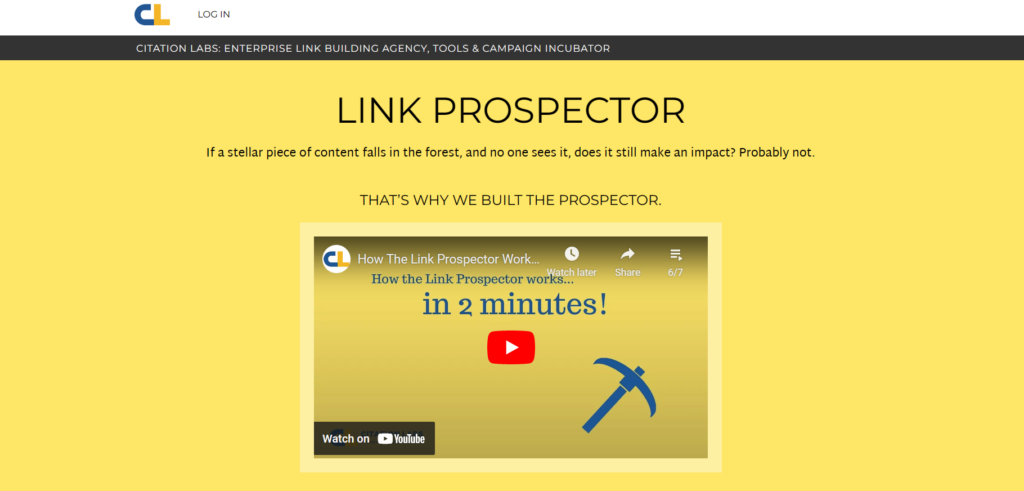 Link Prospector - Link Building Tools