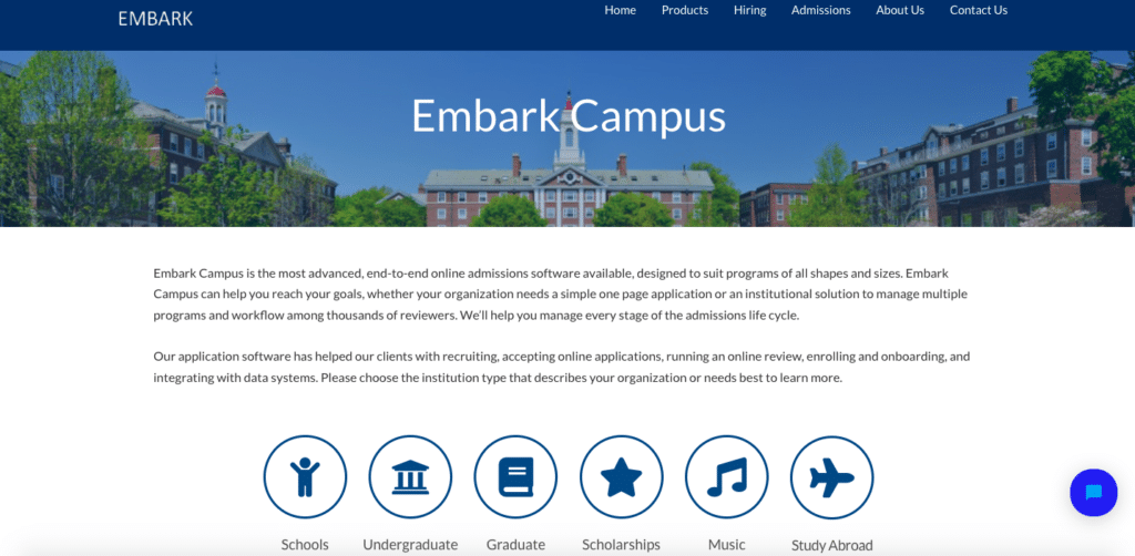 Best CRM for Higher Education, Embark