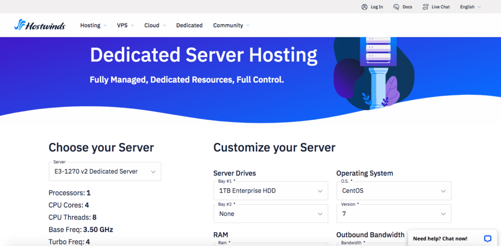 What is Dedicated Hosting, Hostwinds
