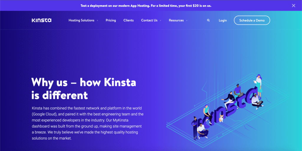 Kinsta WordPress web hosting.