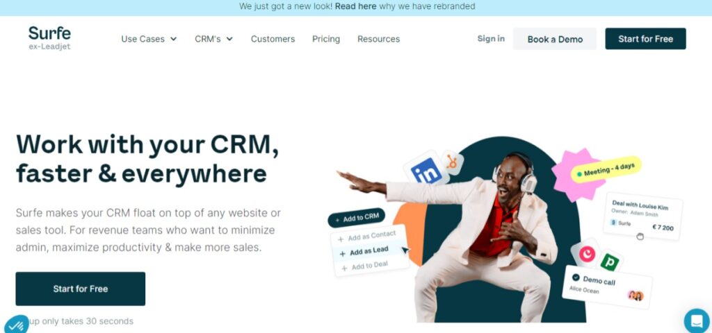 Leadjet- Best crm for startups