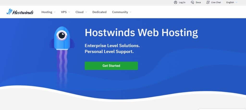 AccuWeb vs. Hostwinds; hostwinds homepage