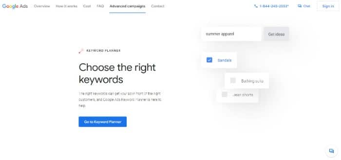 Google Keyword Planner Keyword Research