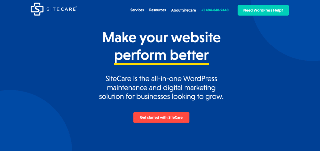 Best Website Maintenance, SiteCare