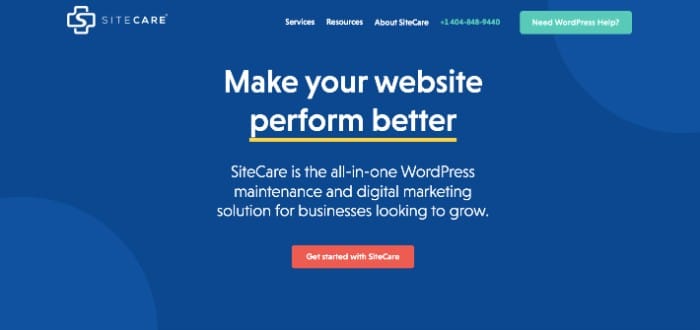 Best WordPress Maintenance, SiteCare