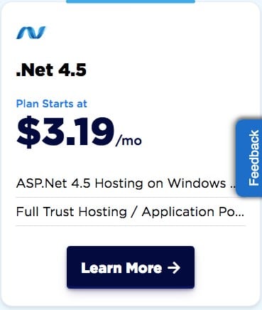 Accuweb Review, Application Hosting Pricing