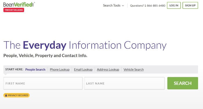 BeenVerified search tool 