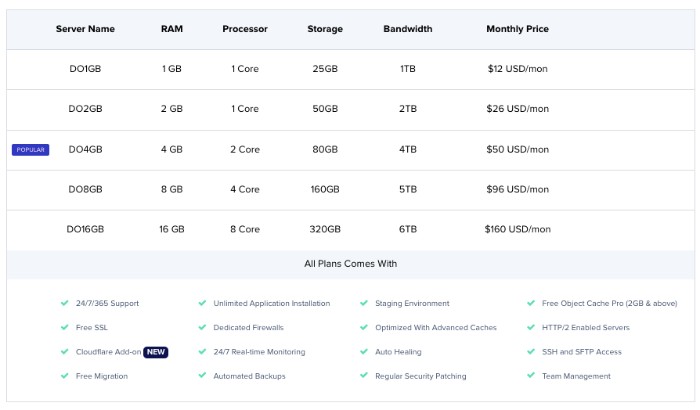 Cloudways Review, Price Plans II