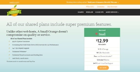 a small orange - shared hosting