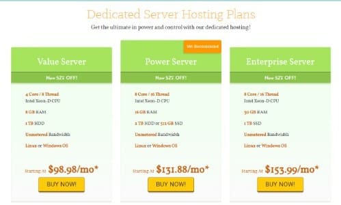 a small orange - dedicated hosting plans