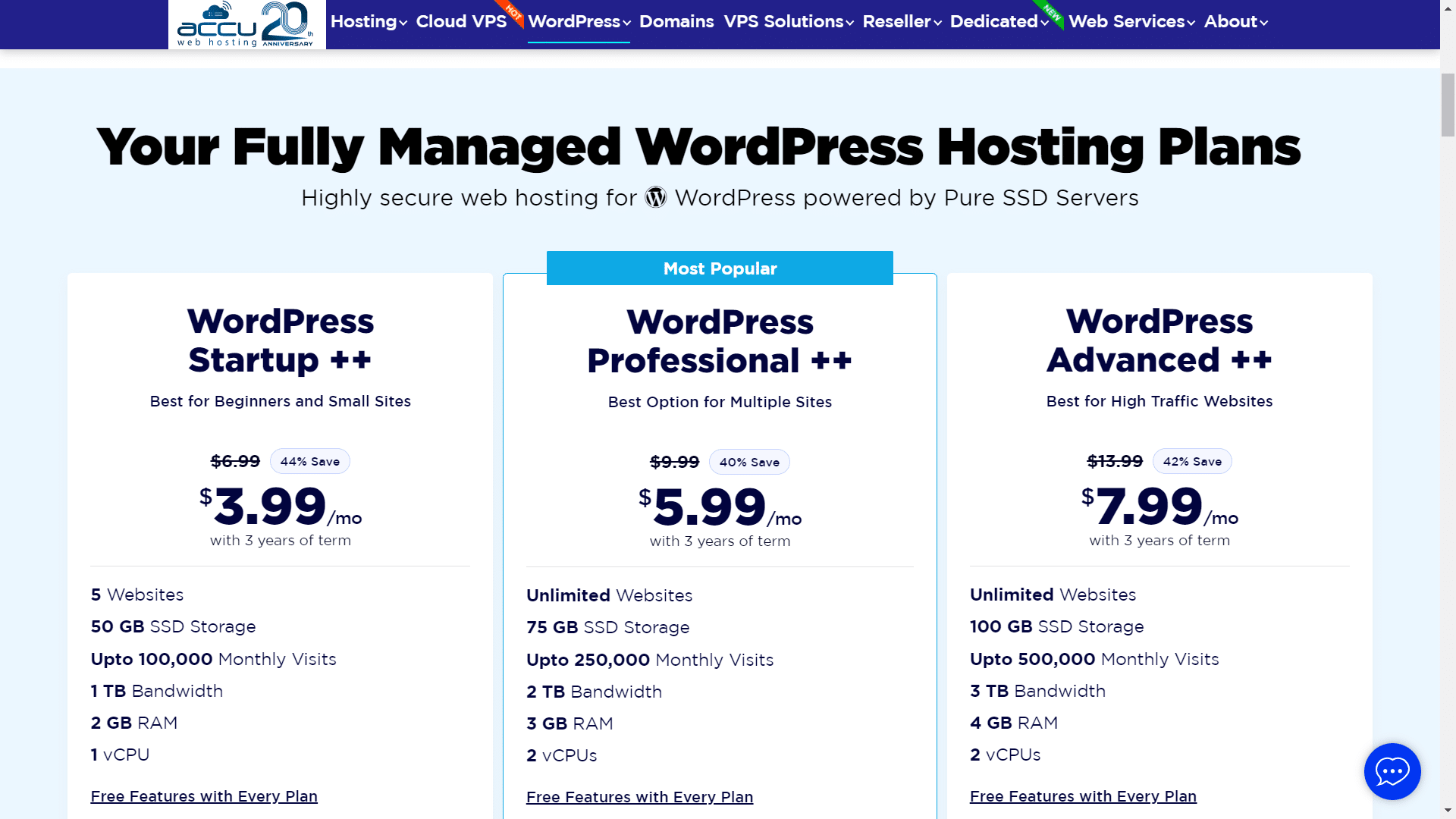 accuweb vs namecheap - accuweb wordpress hosting pricing