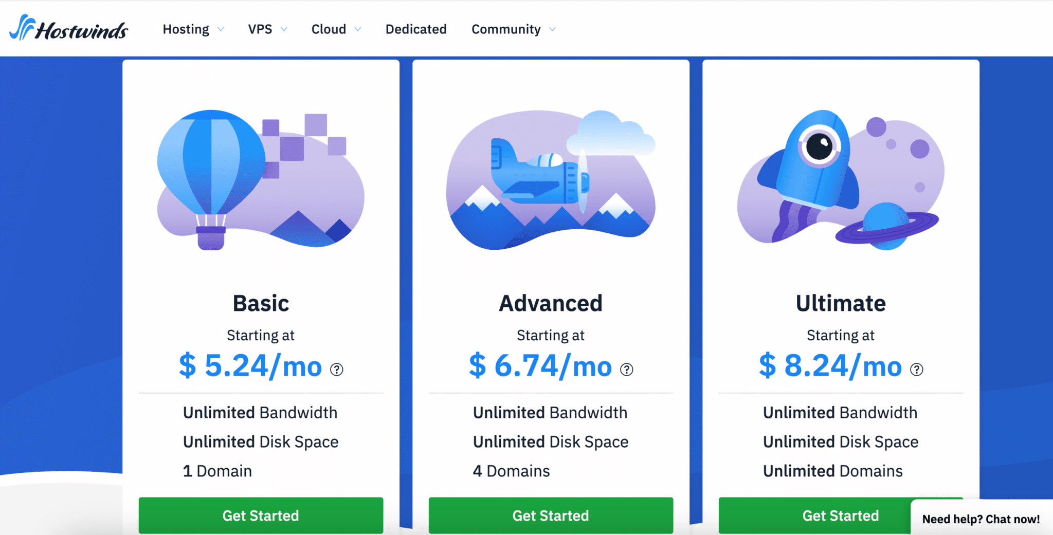 AccuWeb vs. Hostwinds; Hostwinds shared pricing
