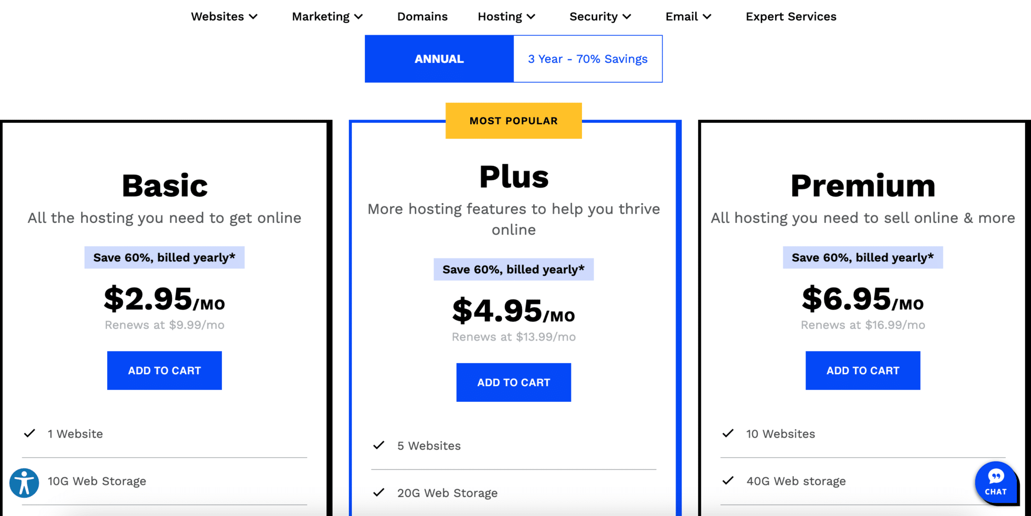 Web.com Review - prices
