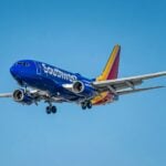Southwest Airlines vintage plane